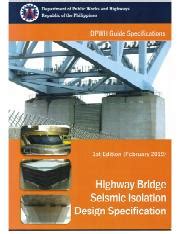 dpwh dgcs volume 5 bridge design pdf|PART 2 BRIDGE SEISMIC DESIGN SPECIFICATIONS (PACKAGE A).